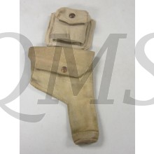 Holster revolver M37 Enfield with Pistol Ammunition Pouch WW2 