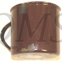 Drinking mug enamelled