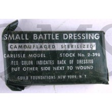 Small battle dressing  camouflaged sterilized