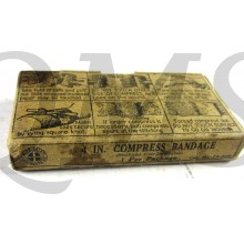 Carton 4 In. compress Bandage WW2