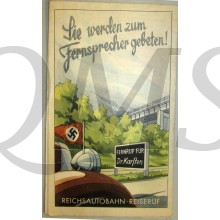 karte ww2  sie werden zum fernsprecher gebeten