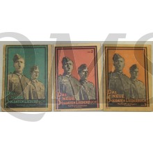 Liederbucher der Wehrmacht 3 teile (Songbooks of the Wehrmacht part 1,2,and 3)