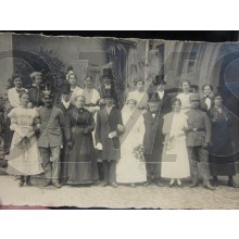 AnsichtsKarte (Mil. Postcard) photo 1912 familyportret 