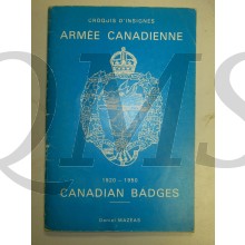 Booklet Canadian badges 1920-1950