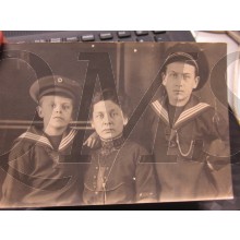 AnsichtsKarte (Mil. Postcard) photo 1916 familyportret for Father