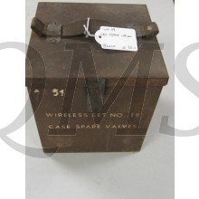Kist No 1 lampen WS 19 (Case No 1 Spare Valves WS19)