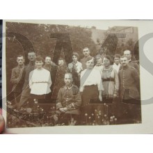 AnsichtsKarte (Mil. Postcard) Soldaten und Frauen 1914-15