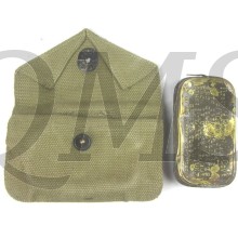 Pouch Khaki First Aid M1924 US Army & Small First-Aid Dressing