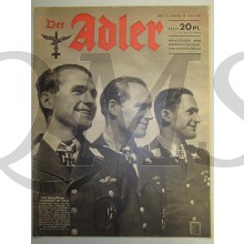 Zeitschrift Der Adler heft 13 22 Juni 1943 (Magazine Der Adler no 13 22 Juni 1943)