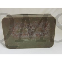 ration tin. Chocolate and sweets large tin. British ration compo pack