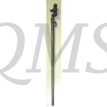 Mosin-Nagant Model 1891 socket bayonet, First Pattern with metal scabbard (1e model M1891 met stalen schede)