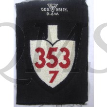 Ärmelabzeichen des Reichsarbeitsdienstes 353/7  (Sleeve badge Labor Service 353/7)