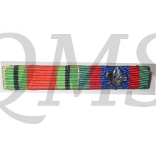 Ribbon bar Defence medal and Canadian Volunteer medal