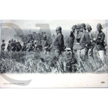 Ansichtskaart Gen van Heutz met Staf bij Baté-Ilië 1899