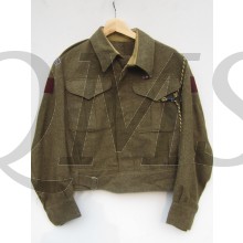 Battledress jas 1943  RCASC 5e Divisie (Battledress blouse 1943 RCASC 5th Division)