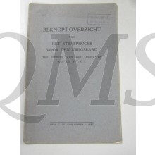 Benknopt overzicht van het strafproces voor de Krijsraad 1937