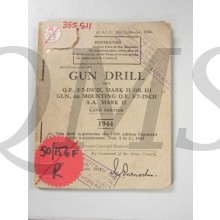 Manual Gun Drill Q.F. 3,7 Inch Mark II or III on mounting Q.F. 3,7 Inch AA mark II