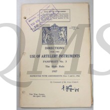 softcover 1937 /1942 The War Office 8 april 1942