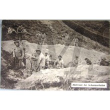 Ansichtkaart (Mil. Postcard)  Matrozen bei Schanzarbeiten 1917-18