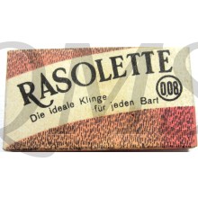 Rasier klingen RASOLETTE (Razorblades RASOLETTE)