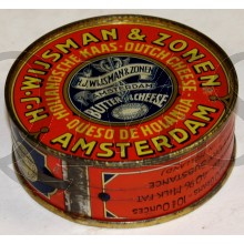 Blik kaas 1940 H. Wijsman en Zonen Amsterdam 