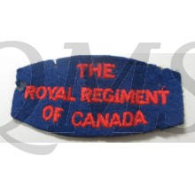 Shoulder titlle The Royal Regiment of Canada