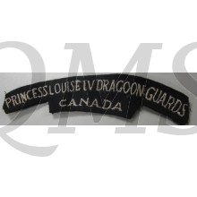 Shoulder title Princess LouiseIV Dragoon Guards