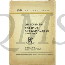 Voorschrift 1589A Uniformen Vreemde Krijgsmachten 1950