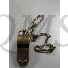 Whistle brass with chain and hook 