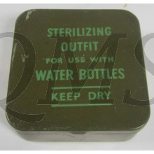 WW2 Water Sterilizing Outfit Tin