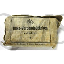 DUKA verbandpäckchen WK2 (First aid bandage DUKA WW2)