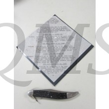Army and Navy Air Corps Emergency Fishing Knife