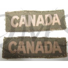 Shoulder titles Canada (canvas)