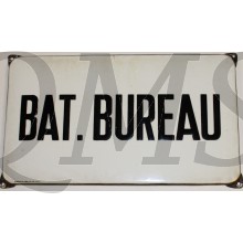Emaille bord Battalions Bureau 1940