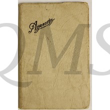 Agenda 1939 Korporaal R van den Hazel 1e Bat KRA Arnhem