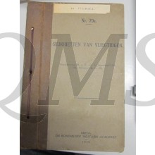 Voorschrift no 70a Silhouetten van vliegtuigen