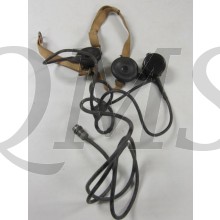 Headset with microphone for TBY-8 high frequency transmitter-receiver