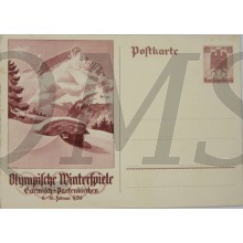 Postkarte Olympische Winter Spiele 