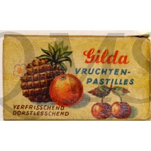Verpakking GILDA vruchten pastilles 1940