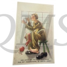 Ansicht Nog liever dag en nacht marcheren dan dit vrouwenwerk te morten leren !