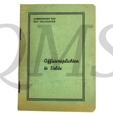 Voorschrift Offiersplichten te Velde