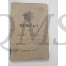 Militair pass WW1  Fusilier Johann Bohlmann 2e Ersatz Bat Braunschw Inf Rgt nr 29 