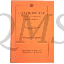 Catalogus J.M.J. van Wielik