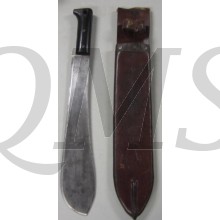 Kapmes met leren schede Canada (Machete with leather scabbard Canada)