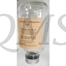 Bloedtransfusie fles US Army (Human Plasma Bottle US Army)