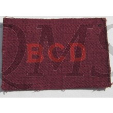5rd Canadian Division formation patch B(ritish) C(olumbia) D(ragoons)