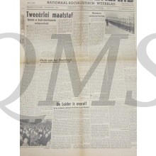 Krant der NSB 13 okt 1944 Volk en Vaderland 