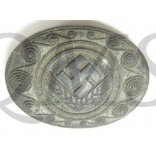 Brosche RAD Reichsarbeitsdienst in silber für Mädchen und Frauen (Female RAD silver grade badge)