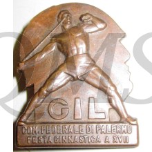 WWII Italian Fascist Youth GIL Sports Pin Badge