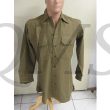Shirt, Flannel, O.D. Coat Style (Overhemd manschappen WW2)